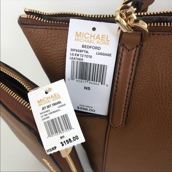 Michael Kors Bedford pebble leather tote bag - Picture 4 of 7